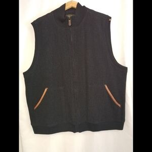 Orvis Men's Black Sweater Vest Size XXL